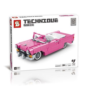 لگو تکنیک ماشین صورتی کادیلاک مدل Famous Vehicle Model 8404-اسباب بازی